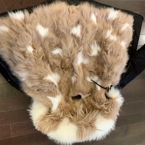 Ozlana winter parka - Denim creamy +star fox